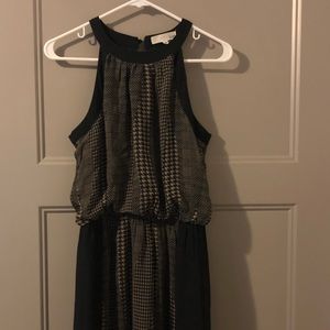 Geometric print maxi dress- flowy